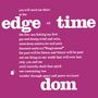 Dom: Edge Of Time, CD