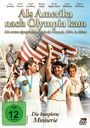 Titel: "Als Amerika nach Olympia kam". Darunter: "Die ersten olympischen Spiele der Neuzeit, 1896, in Athen". FSK 12. Menschen in Sportkleidung mit US-Flagge.