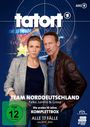 „Team Norddeutschland“ und „alle 17 Fälle“. Zwei ernste Personen in Freizeitkleidung, blaue Hintergrundgrafik.