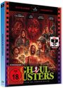 FSK 18, GHOULBUSTERS, KULT-KLASSIKER, UNGESCHNITTEN, UNKUT 2 DISC WENDCOVER EDITION. Horror-Illustration mit Figuren.
