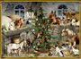 : Wandkalender Nostalgische Weihnachten bei den Tieren im Stall, KAL