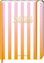 : Kleiner Wochenkalender - Mein Jahr 2025 - Streifen rosa, KAL