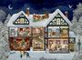 : A3-Wand-Adventskalender - Im Adventshaus, KAL