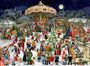 : A3-Wand-Adventskalender - Nostalgischer Weihnachtsmarkt, KAL