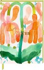 : Notizbuch DIN A5 - Just Notes (Orange Flower), Div.