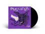 „Puscifer“, „Donkey Punch The Night“, „EP“. Eine Illustration: Ein Eselkopf, der von einer Faust getroffen wird, auf violettem Hintergrund.