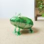 Folienballon Airwalker, Frosch, 1 Ballon + 10-DIY Teile, 41 x 20 x 31 cm, Div.