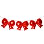 Folienballon Set, Schleifen, Rot, Div.