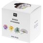 : Washi Sticker Futschikato, Blumen FSC MIX, 200 Stk, 2x2 cm, Div.