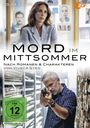 „Folge 23–25“, „Mord im Mittsommer“, „Nach Romanen & Charakteren von Viveca Sten“. Zwei Personen, ZDF-Logo.