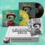 Texte: www.talco-shop.com, TALCO Freek, B-Sides. Vinylplatten, Comic und Box mit Clown-Thema.