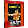 "Nicht freigegeben unter 18 Jahren", "BRUCE LI", Illustration eines Mannes in Kampfposition, roter Blu-ray-Hülle.