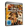 "Ein Mann greift zur Waffe. GNADENLOS GEJAGT. Telly Savalas, Burgess Meredith, Robert Vaughn. FSK ab 16." Dynamische Szene.