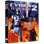 Der Text lautet „CYBER Tracker 2“ und „Die Rückkehr der Core-Tracker - Tod und Terror in neuer Qualität!“ Ein Cyborg mit einer Waffe.