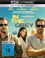 Cover von "In the Grey" mit Henry Cavill, Jake Gyllenhaal, Eiza Gonzalez. Untertitel FSK 16, Vorab-Cover.
