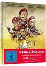 FSK 16, Die Wildgänse kommen, limitiertes Mediabook. Illustration von Soldaten mit Waffen und kampferprobtem Gesichtsausdruck.