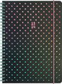: BRUNNEN 1072145164 Wochenkalender Schülerkalender 2023/2024 "Disco" 2 Seiten = 1 Woche Blattgröße 14,8 x 21 cm A5 Kunstleder-Einband, mit Lochmuster, Buch