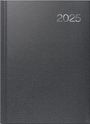: Brunnen 1076361905 Buchkalender Modell 763 (2025)| 2 Seiten = 1 Woche| A4| 144 Seiten| Bucheinbandstoff Metallico| vulkanschwarz, Buch