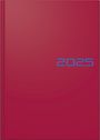 : Brunnen 1079561015 Buchkalender Modell 795 (2025)| 1 Seite = 1 Tag| A5| 352 Seiten| Balacron-Einband| rot, Buch