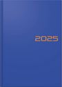 : Brunnen 1079561035 Buchkalender Modell 795 (2025)| 1 Seite = 1 Tag| A5| 352 Seiten| Balacron-Einband| blau, Buch