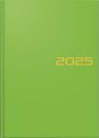 : Brunnen 1079561535 Buchkalender Modell 795 (2025)| 1 Seite = 1 Tag| A5| 352 Seiten| Balacron-Einband| hellgrün, Buch