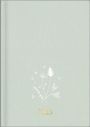 : rido/idé 7021503015 Buchkalender Young Line (2025) "Wild Flowers"| 2 Seiten = 1 Woche| A5| 160 Seiten| Leinen-Einband| mint, Buch