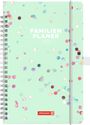 : BRUNNEN 1070290016 | Buchkalender Familienplaner 2026 "Confetti" | A5, Papier, Buch