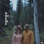 Text: "REVERIE", "Ori Kaplan", "Lihi Melamed", "Reverie". Zwei Personen mit Tiermasken im Wald, mystische Stimmung.
