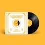 "Give Me Disco", "Batov Records", "Selected by DJ Kobayashi". Schallplatte mit orangem Cover auf gelbem Hintergrund.