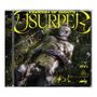 "Kingdom of Giants Usurper" in gelbem Text oben, ein Ritter liegt auf einer Wiese voller Blumen in seiner Rüstung.