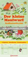 : N NEUMANNVERLAGE - Der kleine Maulwurf 2026 Familienplaner, 22x45cm, Familienkalender mit 5 Spalten für Termine und Notizen, schöne Abbildungen, Stundenpläne, Schulferien und deutsches Kalendarium, KAL