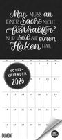 : Funny Quotes Notizkalender 2026 - Typo-Planer - Format 22 x 49,5 cm, KAL