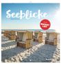 "Seeblicke 2027" und "Plus Bucket List" steht auf dem Cover. Sonnenbeschienener Strand mit leeren Strandkörben.