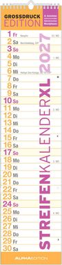 GROSSDRUCK Streifenplaner XL 2027, KAL