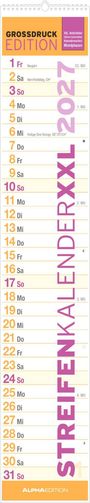 GROSSDRUCK Streifenplaner XXL 2027, KAL