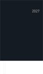 Text "2027" in der oberen rechten Ecke, dunkler Einband, schlichtes Design.