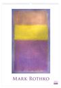Text: "Mark Rothko", "2027", "DuMont". Abstraktes Gemälde mit verblassten, rechteckigen Farbflächen in Rosa, Gelb und Violett.