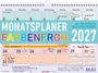 Monatsplaner 1M/1S Farbenfroh 2027, KAL