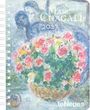 "Marc Chagall 2027" und "teNeues" stehen auf einer farbenfrohen Illustration mit Blumen und einem angedeuteten Paar im Hintergrund.