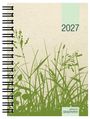 Taschenkalender 1W/2S Graspapier 2027, KAL