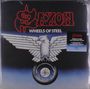 Saxon: Wheels Of Steel (45th Anniversary) (Limited Edition) (Red & Blue Vinyl), LP,LP