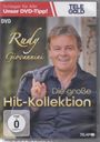 "Schlager für Alle", "Unser DVD-Tipp!", "Rudy Giovannini", "Die große Hit-Kollektion", "FSK ab 0 freigegeben"; freundlicher Mann.