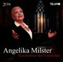 "2 CDs", "TELAMO", "Angelika Milster", "Kirchentour der Emotionen". Eine Frau steht mit erhobenen Armen in einem Kirchenraum.