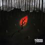 "SLEEPING WITH SIRENS" und "AN ENDING IN ITSELF" unten rechts. Mittig ein brennender Ast in einem düsteren Wald.
