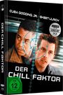 "Der Chill Faktor" Blu-ray-Cover mit Gesichtern zweier Männer, FSK 12, Fadenkreuz-Element, Ultra HD 2 Disc Set.