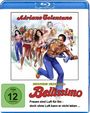 "Adriano Celentano", "BESONDERES KENNZEICHEN: Bellissimo", "Frauen sind Luft für ihn - doch ohne Luft kann er nicht leben ...", FSK ab 12. Illustration von fröhlichen Frauen, ein Mann vorne in dynamischer Pose.