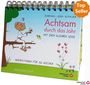 "Achtsam durch das Jahr – Mit dem kleinen Yogi. Inspirationen für 52 Wochen. Illustration: Kleiner Yogi auf einem Ast."
