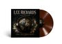 Cover mit Text "Lee Richards and Friends" und "Songs for a Broken World", Erde mit Kopfhörern, links trübe Farben.