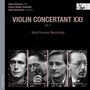 Albumcover mit Text: Elena Denisova, Gustav Mahler Ensemble, Alexei Kornienko, Violin Concertant XXI, Weltpremieren.