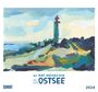 : Mit Kat Menschik an der Ostsee 2024 - Kunstkalender - Spiralbindung - Format 38 x 35,5 cm, KAL